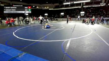Girls 140 lbs Cons. Round 1 - Ashley Fritz, Hockinson (Girls) vs Maisy Norton, Enumclaw (Girls)