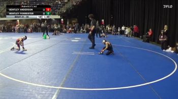 55 lbs Quarterfinal - Bentley Anderson, Chippewa Elite vs Bentley Forrester, Dc Elite