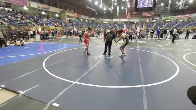 130 lbs Semifinal - Connor Surrette, Cardinal WC vs Ethan Tillinghast, Bear Cave WC