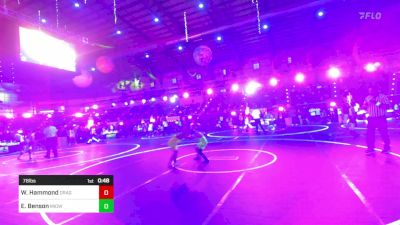78 lbs Rr Rnd 2 - William Hammond, Dragon Wrestling Club vs Ezra Benson, Midwest Destroyers