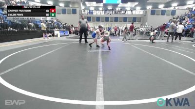 52 lbs Consolation - Carver Pearson, Hinton Takedown Club vs Cyler Frye, HBT Grapplers