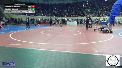 123 lbs Round Of 128 - Graden Schieber, Newkirk vs Cayden Gipson, Woodward