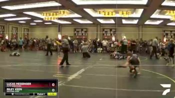 100 lbs Quarterfinal - Riley Keen, Machine Shed vs Lucas Messinger, Elite Wrestling