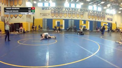 106 Blue Quarterfinal - Ridge Ashmore, Fletcher Senior vs Dallan Walsh, Camden