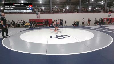 72 lbs Champ. Rd Of 64 - Brady Duling, Falcon Regional Training Center vs Gavin Smith, Tiger Wrestling Club