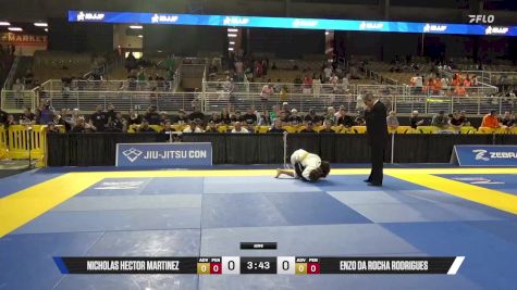 Enzo Da Rocha Rodrigues vs Nicholas Hector Martinez 2025 Pan Kids Jiu-Jitsu IBJJF Championship