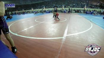 55 lbs Round Of 32 - Legend Ramsey, Del City Little League vs Zaiden Carrell, West Texas Grapplers