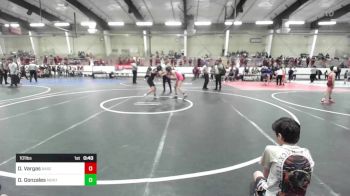 101 lbs Consolation - Damaris Vargas, Basehor Bobcats Wrestling vs Devehnee Gonzales, Monte Vista Takedown Club