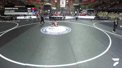 84 lbs Cons. Round 2 - Roberto Reyes, Madera Grapplers Wrestling Club vs Jaxx Lopez, World Team Training Center