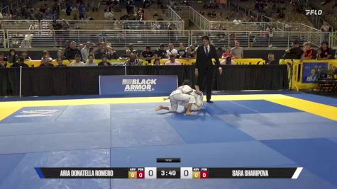 Sara Sharipova vs Aria Donatella Romero 2025 Pan Kids Jiu-Jitsu IBJJF Championship
