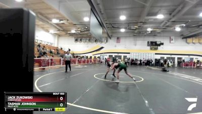 126 lbs Cons. Round 3 - Jack Zukowski, Christopher vs Tasman Johnson, Palo Alto