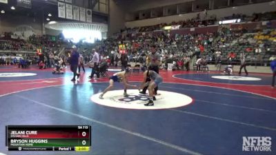 5A 113 lbs Quarterfinal - Jelani Cure, Sylvan Hills vs Bryson Huggins, Mountain Home