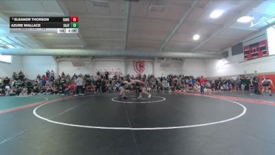 130 lbs Champ. Round 2 - Eleanor Thorson, Canon City vs Azure Wallace, Olathe