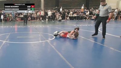73 lbs Rr Rnd 1 - Chase Mckinney, Washington Twp - ESC vs Dawsyn Brooks, Rabbit Wrestling Club - ESC