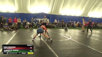 113 lbs Round 3 (8 Team) - Dom Prosperi, Ohio Lightning vs Gabrielle Gartin, Ohio Titan