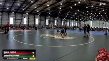 122 lbs Quarterfinal - Senna Grassman, Cleveland Wrestling Club vs Emma Engels, ISI