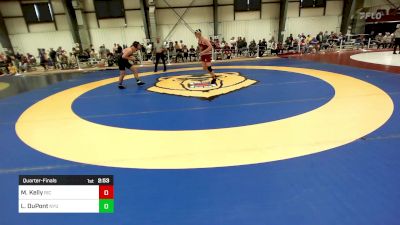 197 lbs Quarterfinal - Matthew Kelly, Rhode Island College vs Luke DuPont, New York University
