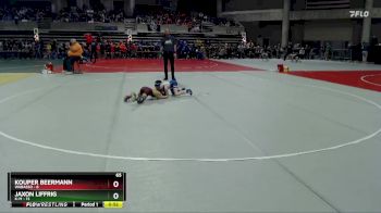 65 lbs Placement (4 Team) - Jaxon Liffrig, K-M vs Kouper Beermann, Wabasso