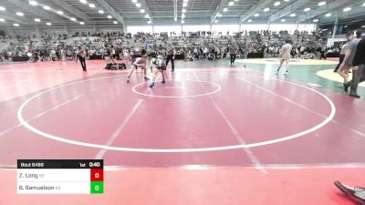 120 lbs Consi Of 16 #1 - Zachary Long, KS vs Blake Samuelson, KS