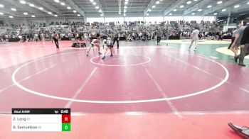 120 lbs Consi Of 16 #1 - Zachary Long, KS vs Blake Samuelson, KS