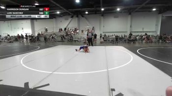 74 lbs 5th Place - Harrison Dungan, Unattached vs Luis Sanchez, Damaged Ear WC