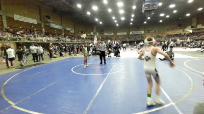 95 lbs Consi Of 8 #2 - Imauri Eikenberry, Juic3 Academy vs Brady Clements, Elbert County Wranglers