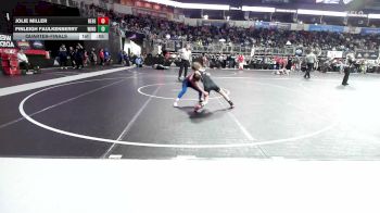 78 lbs Quarterfinal - Jolie Miller, Rebel Wrestling vs Finleigh Faulkenberry, Windsor