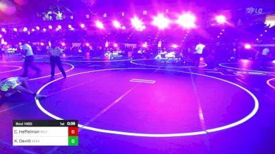 95 lbs Consi Of 8 #1 - Cooper Heffelman, Boltz WC vs Karson Devitt, Kearney Matcats