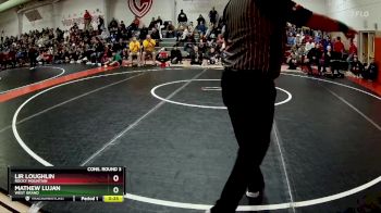 120 lbs Cons. Round 3 - Mathew Lujan, West Grand vs Lir Loughlin, Rocky Mountain