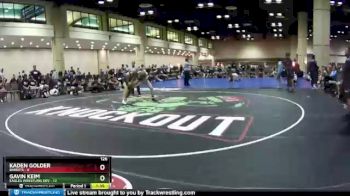 126 lbs Round 1 (10 Team) - Gavin Keim, Eagles Wrestling Dev vs Kaden Golder, Bandits