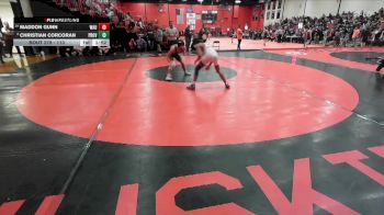 113 lbs Champ. Round 2 - Christian Corcoran, New Lenox (PROVIDENCE CATHOLIC) vs Maddon Gunn, WAUCONDA