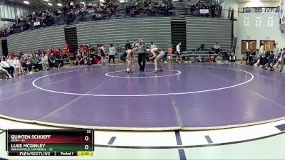 138 lbs Semis & 1st Wrestleback (8 Team) - Quinten Schoeff, Avon vs Luke McGinley, Indianapolis Cathedral