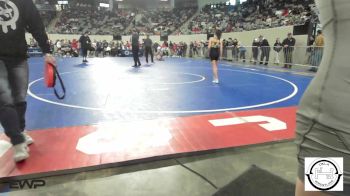 84 lbs Consi Of 4 - Annie Potts, Sand Springs Jr High vs Sophia Whitenack, Pryor Tigers Wrestling