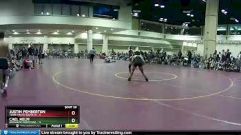 126 lbs Round 4 (10 Team) - Justin Pemberton, Terre Haute South (1) vs Cael Helm, Hernando Wrestling