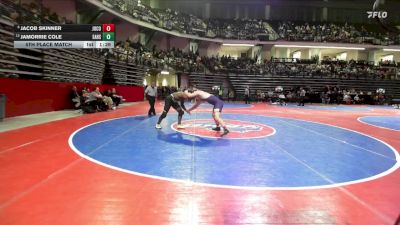 175-4A 5th Place Match - Jacob Skinner, Jones County vs Jamorrie Cole, Eastside Hs