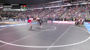 285-2A Champ. Round 1 - Valor Long, North Fork High School vs Logan Spires, Springfield