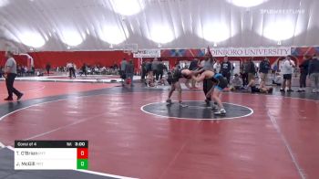 174 lbs Consolation - Tommy O'Brien, Pittsburgh vs Jared McGill, Pittsburgh