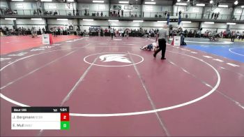 118A lbs Rr Rnd 2 - Jack Bergmann, Scorpions vs Easton Mull, Owc/chestnut Ridge Hs