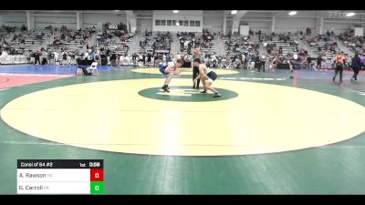 152 lbs Consi Of 64 #2 - Alexander Rawson, TN vs Gavin Carroll, PA