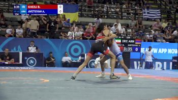 45 kg 1/8 Final - Benyamin Khezli, Iran vs Ararat Avetisyan, Armenia