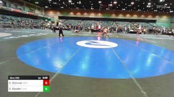 141 lbs Consi Of 16 #2 - Krayle Stormer, Oregon State vs Gavin Bauder, Clackamas