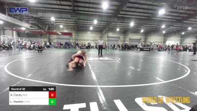 125 lbs Round Of 32 - Adam Carey, Indee Mat Club vs Landon Heaton, Ozark Youth Wrestling