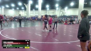 155 lbs Round 2 (8 Team) - Kira Hendrix, Charlies Angels Florida Black vs Mya Bethel, MIAMI ALLSTARS