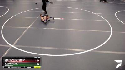 63 lbs Quarterfinal - Brettly Steffensen, Flat Earth Wrestling Club vs Julian Hartl, Rogers Area