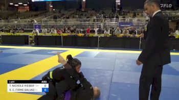 TERAH NICHOLE HIEBER vs SARAH C. FIRME GALVAO 2024 Pan Jiu Jitsu IBJJF Championship