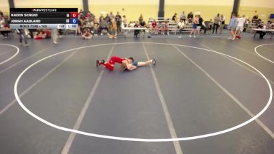 105 lbs Cons. Round 4 - Kaden Sergio, IA vs Jonah Aadland, SD