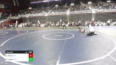 73 lbs Round Of 16 - Eddie Sylva, Sturgis Youth WC vs Hunter Grebe, Bear Cave