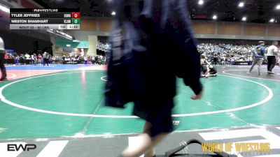 90 lbs Round Of 16 - Tyler Jeffries, EGWA vs Weston Shamhart, Klamath Basin Warriors