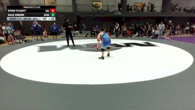 U8 FS - 85+ Champ. Round 2 - Kivar Fluaitt, Steelclaw Wrestling Club vs Kale Kinerk, Mat Rats Rebooted Wrestling