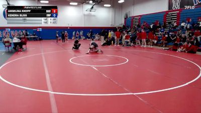 131 lbs Finals (2 Team) - Kendra Bliss, Simpson vs Angelina Knepp, Huntingdon